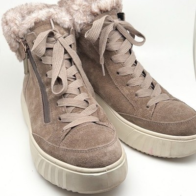 ARA Women s Mikayla GORE-TEX Faux Fur Zip Bootie Size 6 Faux Fur