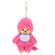 Monchhichi Keychain  COLORS  Pink Plush Doll Japan new Toy Sekiguchi