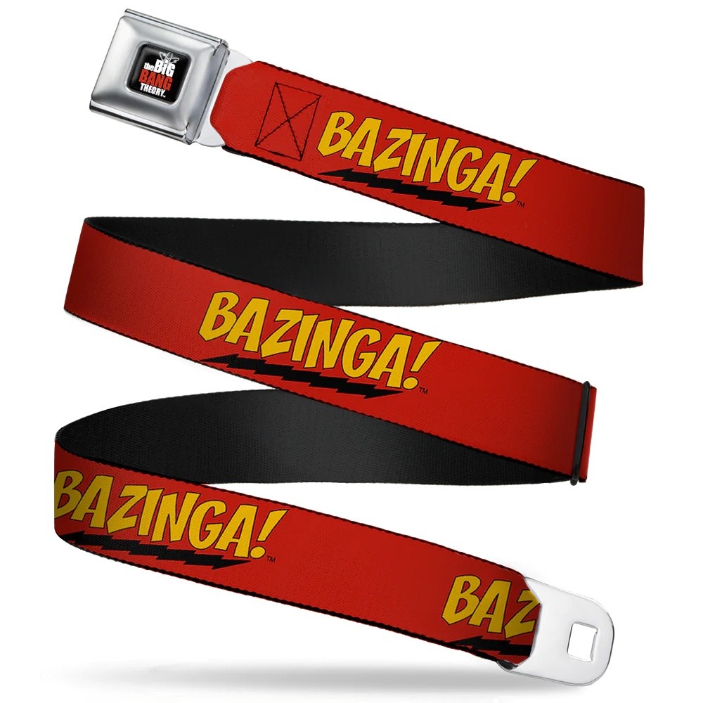 Красный ремень безопасности в стиле теории Большого взрыва Bazinga 5190₽