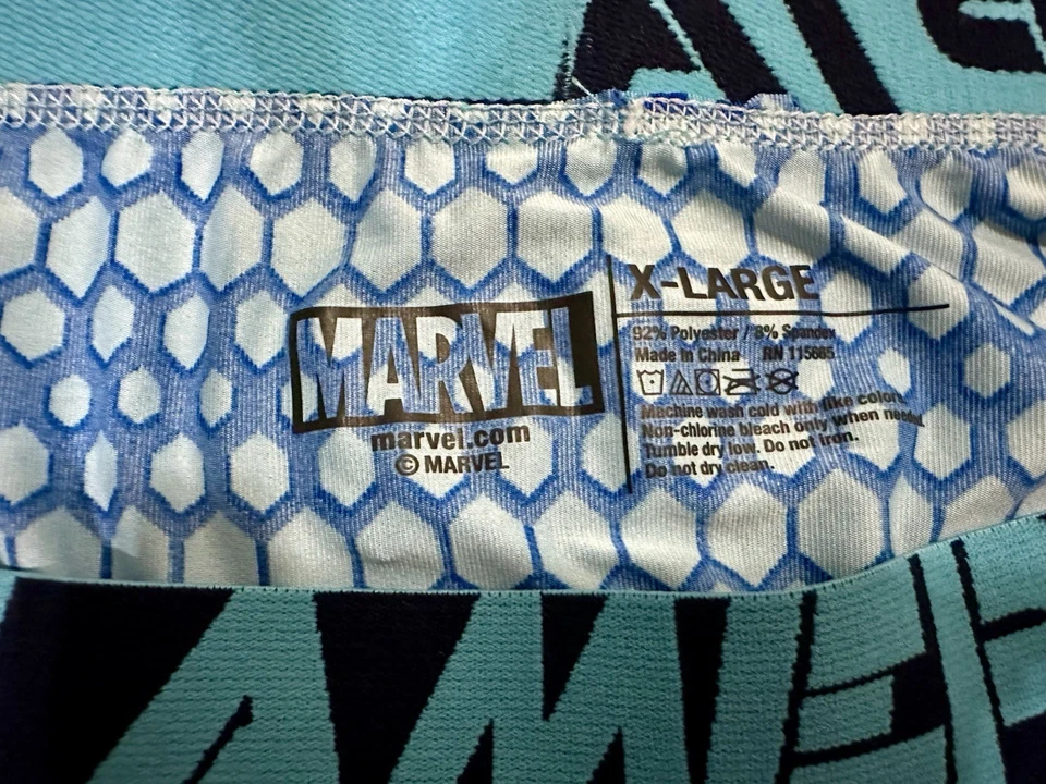 Bermuda de compressão Marvel Capitão América roupa íntima equipamento de academia cuecas boxer GG masculina - Imagem 4 de 4