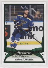 2021-22 Upper Deck Parkhurst Emerald Ice 2/10 Marco Scandella #147 04zi