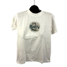 Vtg Big Ball Sports “Girls Dominate” Graphic T-Shirt White Made in USA L NWT