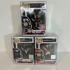 (3) Funko Pop! Lot - NFL Lot - Tom Brady, Joe Burrow, Russ Willson