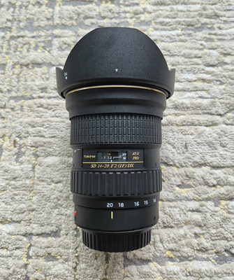 Tokina AT-X 14 20mm f/2 PRO DX ultra wide-angle lens for Canon EF mount