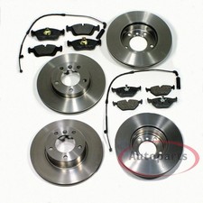 Bremsen Set Ø 312 mm + Ø 300 mm Beläge vorne hinten für BMW 3er E90 E91 E92 E93