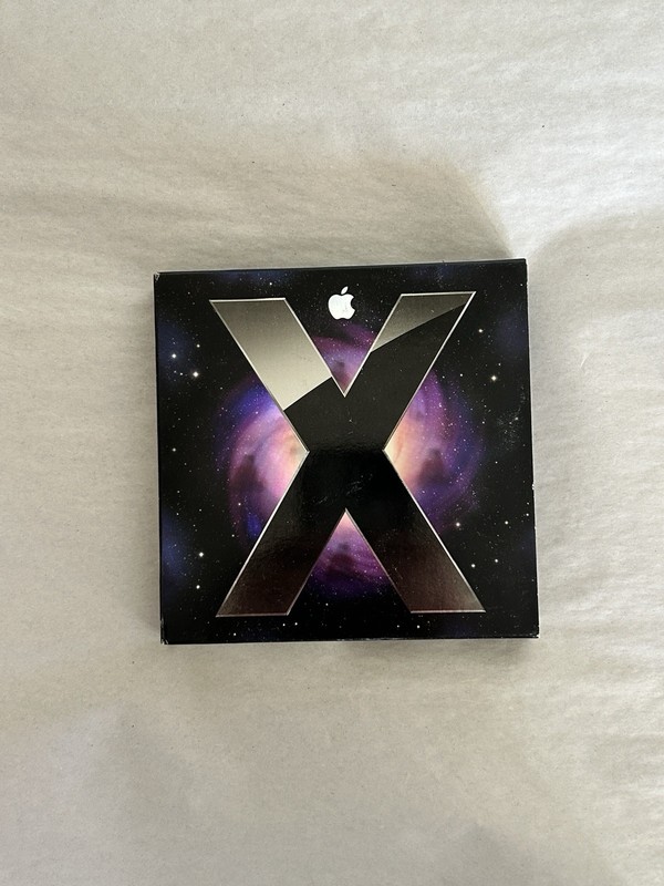 Apple Mac OS X Leopard 10.5 Retail Box wOriginal + Apple Replacement CD Untested