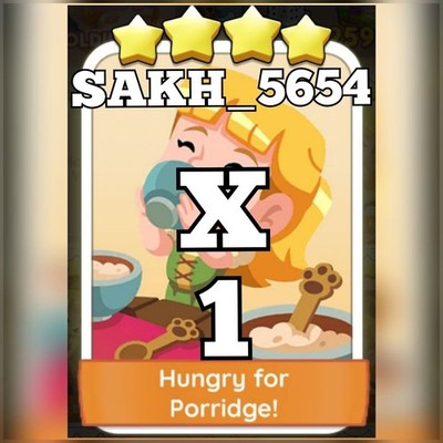 1 x Hungrig auf Porridge! (    ) S-21 Ever After Album Mono_po_ly_go Sticker