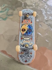 Tech Deck ATM Click Skull Logo Light  Blue Design Fingerboard Skateboard Pics