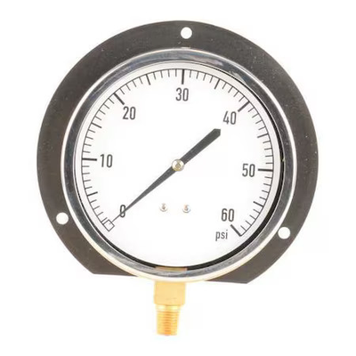 #ad #ad Industrial Pressure Gauge 0 To 60 Psi 4 1 2 In Dial 1 4 In Npt Bottom $27.79
