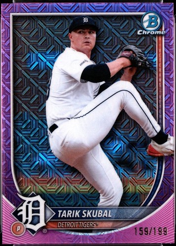 2025 Bowman Baseball Tarik Skubal Blue Paper /150 - Detroit Tigers