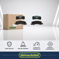 Bremsbelagsatz Scheibenbremse Vorne RAP Brakes R P1152 FüR Daihatsu Mitsubishi