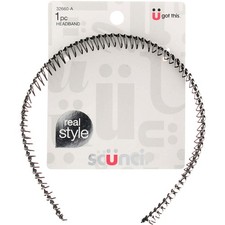 3 Pack Scunci Real Style U Got This Headband, Metallic