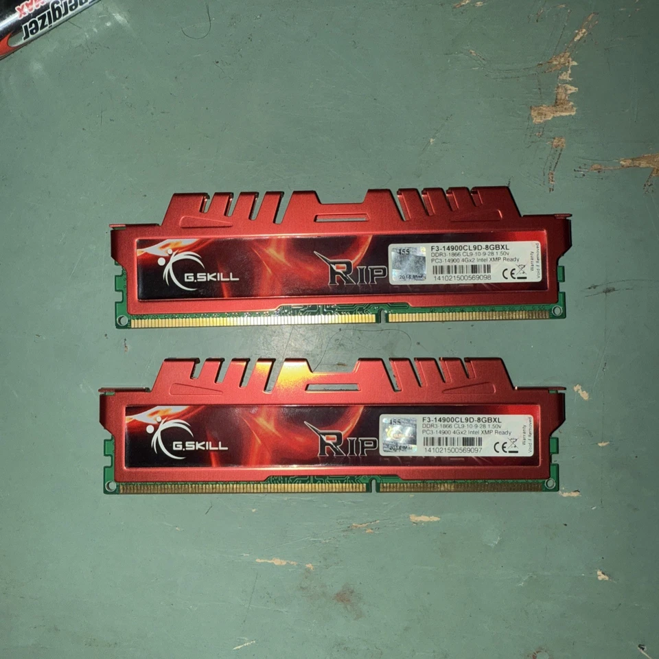 F3-14900CL9D-8GBXL G Skill RipJaws Serie X Kit de 8 GB (2 X 4 GB) MEMORIA PC3-14900 Foto 2 de 4