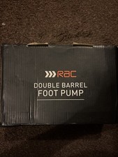 Rac Double Barrel Foot Pump ￼