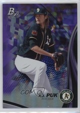 2017 Bowman Platinum Top Prospects Purple 23/250 AJ Puk #TP-AP 4z8