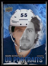 2025-26 Upper Deck Series 2 UD Portraits #P-46 Mark Scheifele