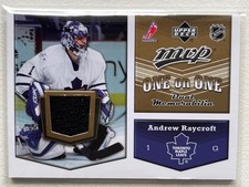 2007-08 UD MVP One on One Jersey Dual  #OO-RT  Tim Thomas, Andrew Raycroft