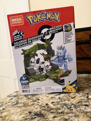 MEGA Pokemon Machop Vs. Galarian Zigzagoon Construction Set
