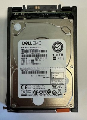 118000770-01 - EMC 1.8TB 10K RPM SAS 2.5'' HDD for Unity 300, 400, 500, and 60...