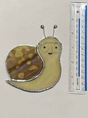 Glasmalerei Schnecke. Sonnenfänger. Handarbeit