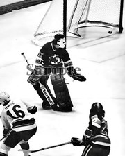 WHA Toronto Toros Goalie  Gilles Gratton Getting Scored On 8 X 10 Photo Picture