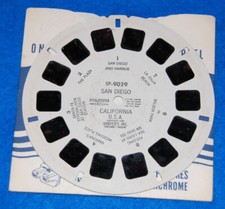 View-Master Reel SP-9039 San Diego California USA, 1949, w/Sleeve