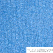 Genuine Harris Tweed Sky Blue Plain 1 PCS  30x25cm  + labels
