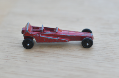 TOOTSIE TOY アンティーク ミニカー アメリカ USA Tootsietoy tootsie toy Orange Race Racing #8 vintage toy car