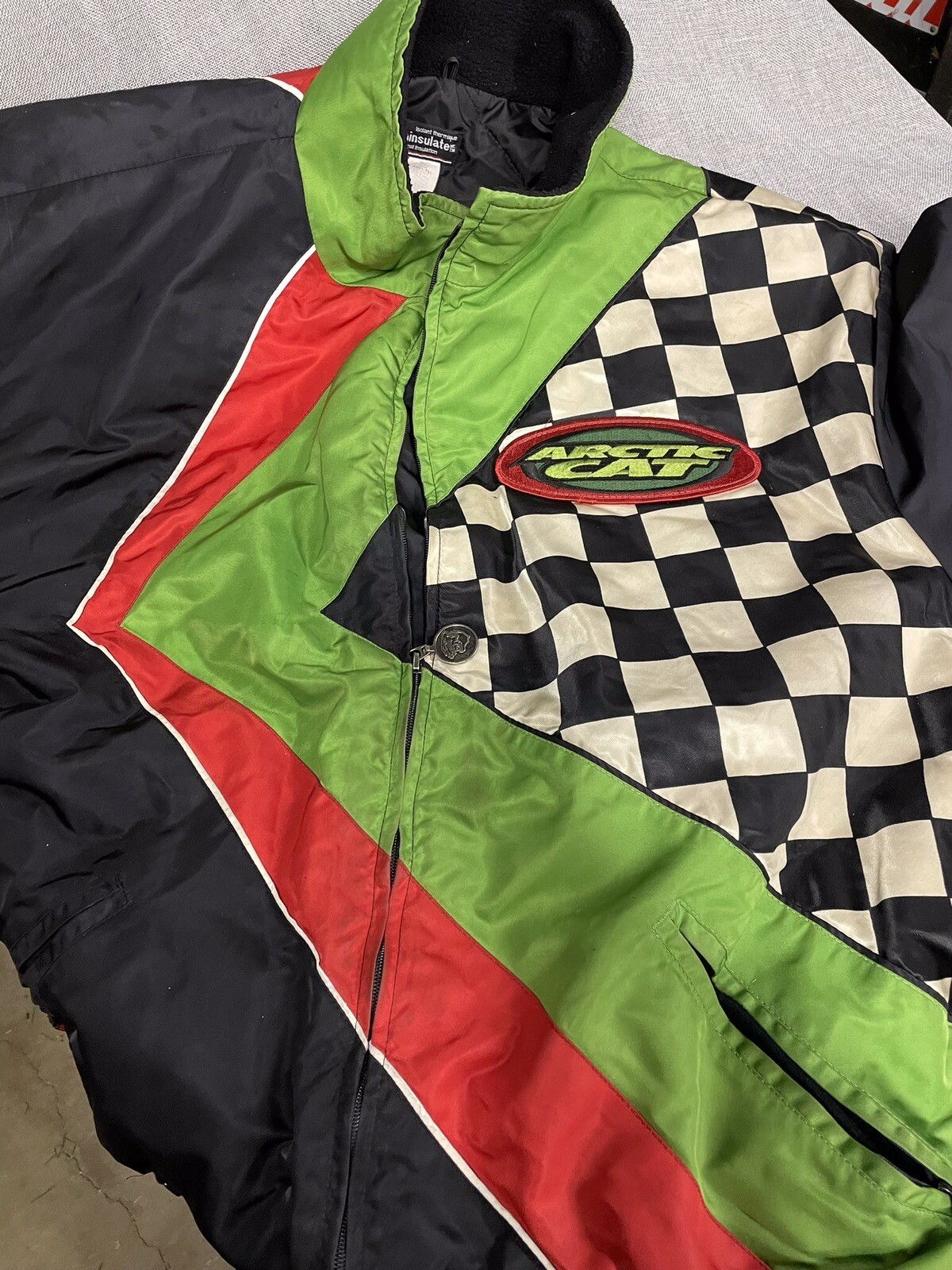 Vintage Arctic Cat Snowmobile Racing Jackets Men’s XL eBay