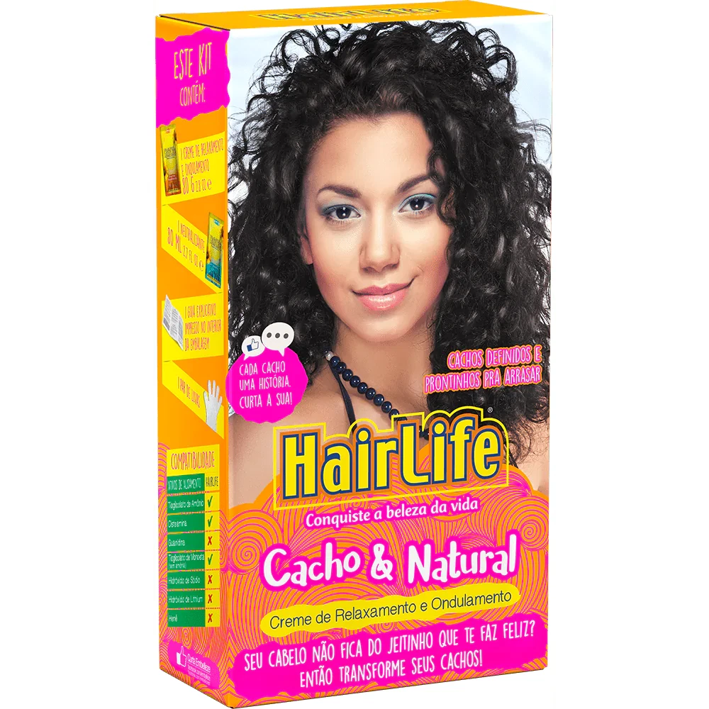 Hairlife Hair Relaxer Cream Cacho Natural Kit