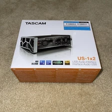 Tascam US-1x2 USB Audio/MIDI Interface w/Microphone Preamps iOS Compatibility-UC