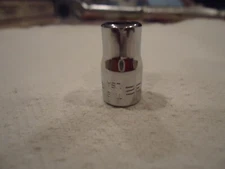 NEW Snap-On Tools USA 1/4" Drive 6pt 9/32" SAE Shallow Chrome Socket TM9