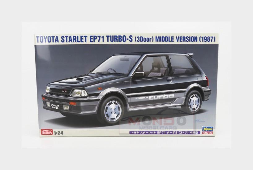 あ*お様 TOYOTA 16VALVES Starlet 1/24 プラモデルキ 1:24 HASEGAWA Toyota Starlet Ep71 Turbo S Middle Version