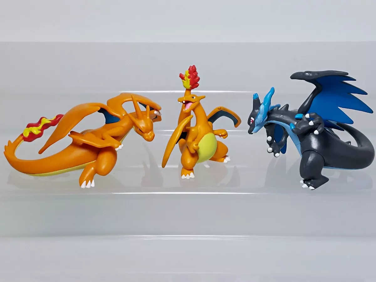 Mega Charizard X Y (Battle) Pokemon Moncolle Figure Set Takara Tomy  1.9-2.6in