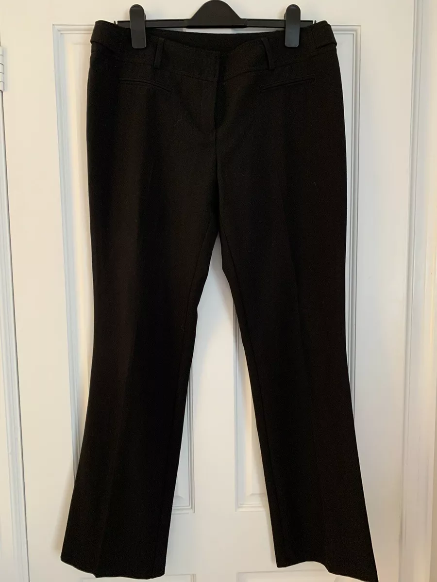 Black trousers top size 14