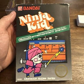 Ninja Kid (Nintendo NES) Complete Hang Tab & 5 Screw - Tested - Authentic