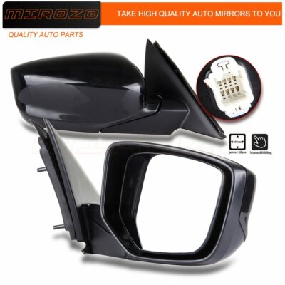 MIROZO Power Side View Mirror Passenger RH For 2008-2012 Honda Accord Sedan