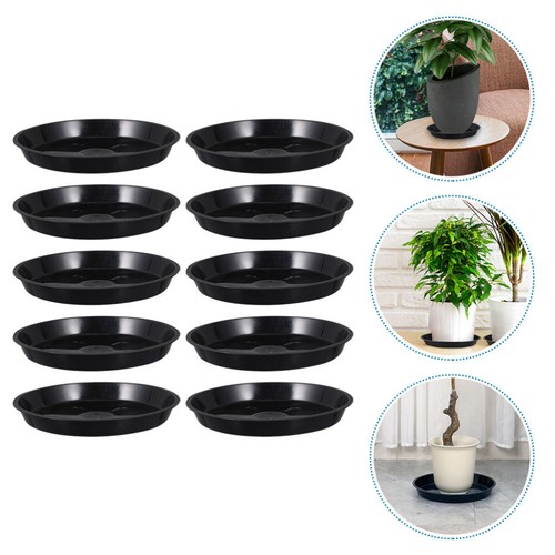 10 Pcs Flower Pot Base Indoor Plant Tray Bottom Flowerpot Potted Trays