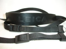 Leica Black Camera Neck Strap with Lugs For M2 M3 M4 M5 M6 M7 M8 M9 M10