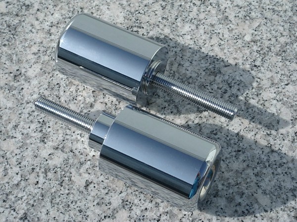 2002-2003 Yamaha YZF R1 CHROME FRAME SLIDERS