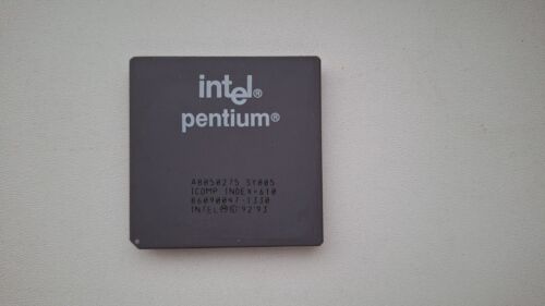 Intel Pentium 75 90 100 120 133 150 166 200 classic Pentium, Vintage CPU, GOLD - Picture 2 of 83