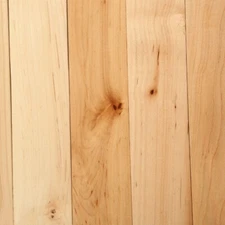Natural Maple Solid Hardwood Flooring Plank 3/4" Thick x 2-1/4" W 20 sqft/case