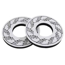 SE BIKES GRIP DONUTS - DONUTS - BIKE LIFE - WING DONUTS - SET OF 2 - WHITE