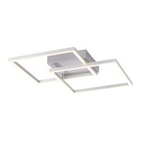 Led Deckenlampe Drehbar 36X36Cm Silber Warmweiß 3000K Wohnzimmer Schlafzimmer