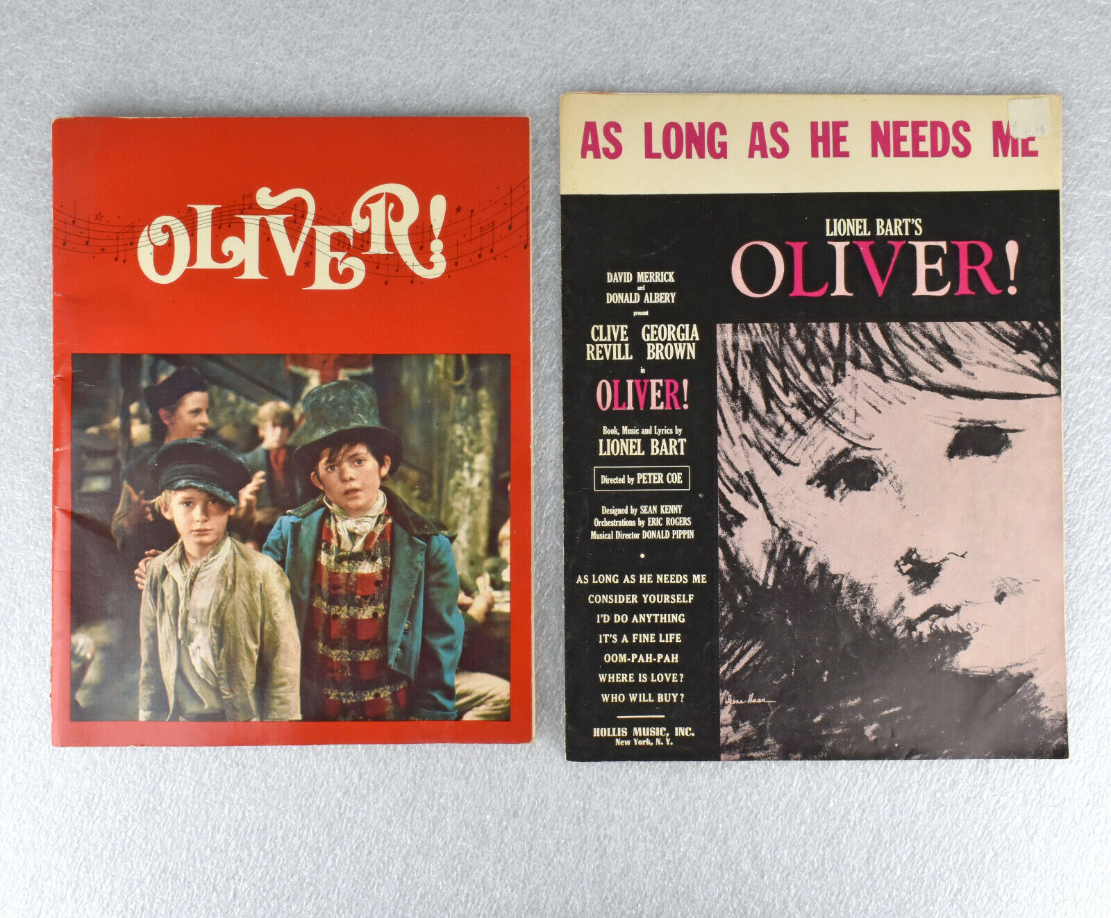 VTG 1968 Lionel Bart's Oliver! Movie Musical Souvenir Program Bo