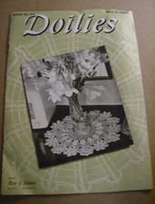 Vintage Doilies 1941 The Spool Cotton Company Book 163 Crochet Pattern Book