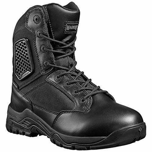 Magnum Strike Force 8.0 schwarz seitlicher Reißverschluss wasserdicht Kampf Unsicherheitsstiefel #M80139 - Bild 3 von 13