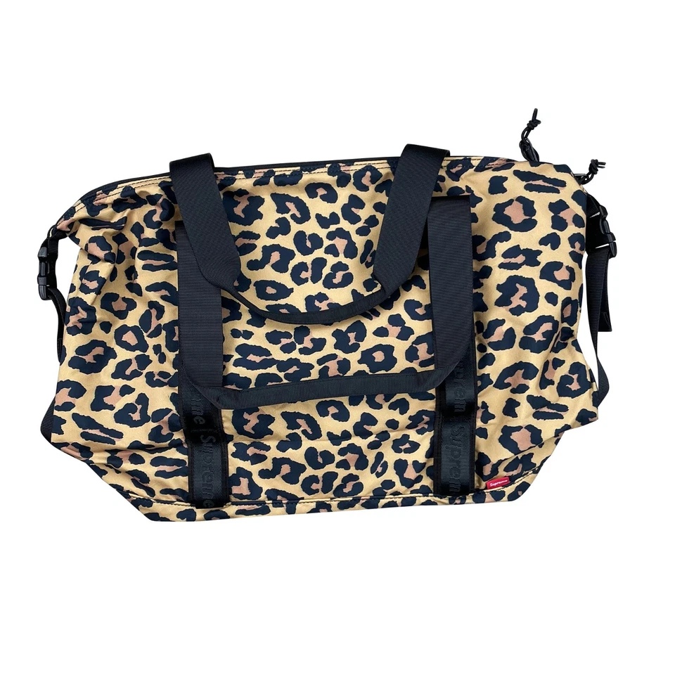 Mini bolso de lona Supreme FW20 leopardo Foto 2 de 4