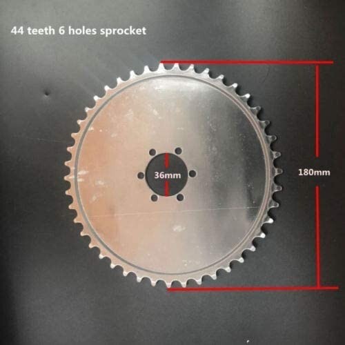 CDH 26" Aluminum Alloy Mag Wheel/Bicycle Rim, 22T Rotary Flywheel & 44T Sprocket - Picture 16 of 17