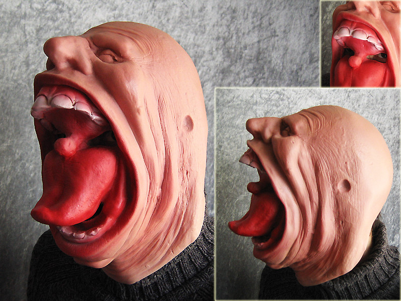 Zombie-Gummimaske Mit Kapuze - Gruseliges Halloween-Kostüm Für Partys & Fasching